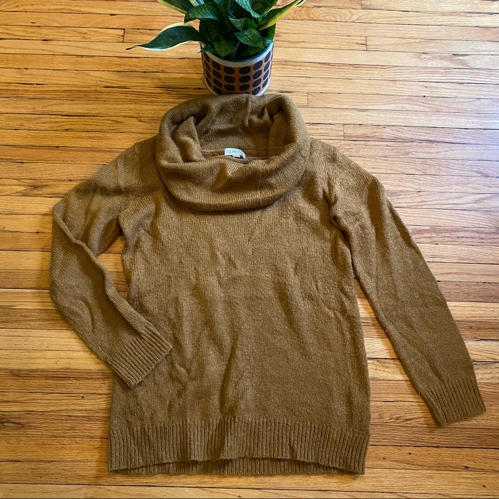 Merona Cowl Neck Tunic Sweater, Target, Caramel Brown